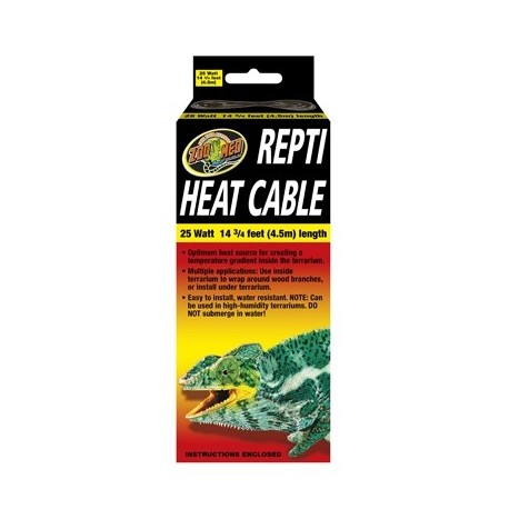 Repti Heat Cable 25W, 4,5m